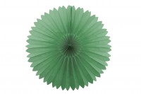Vista previa: Puntos divertidos paquete de abanicos decoración verde de 2 40 cm