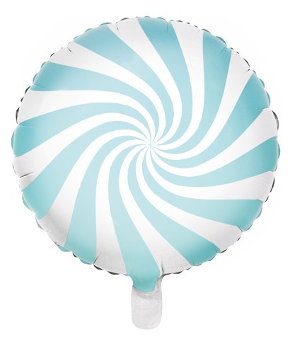 Candy Party folieballong pastellblå 45cm