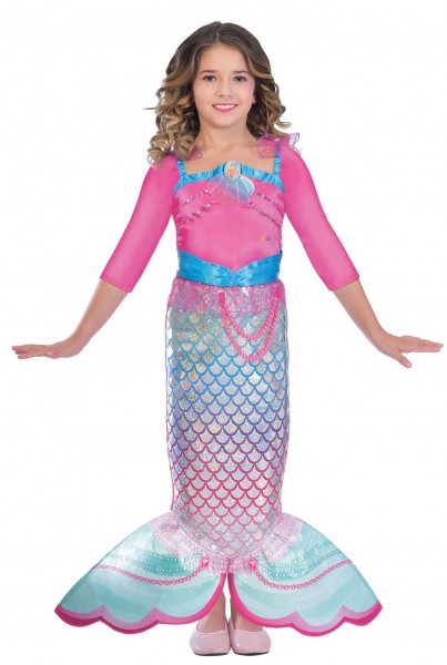 Barbie sjöjungfru barn kostym Merliah