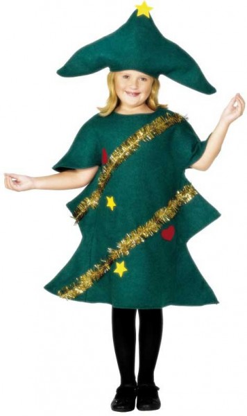 Christmas tree child costume 2