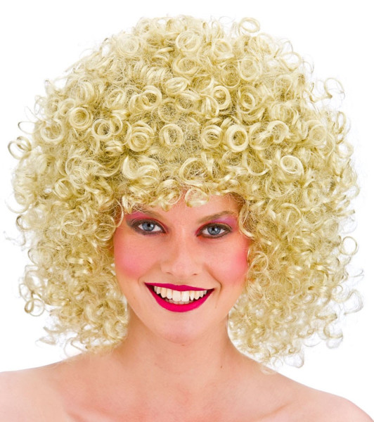Blonde tally curly hair wig