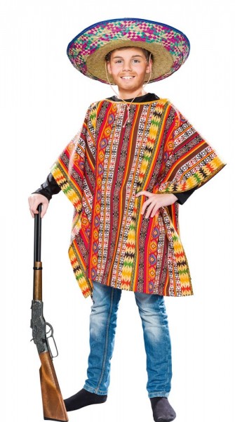 Mexicansk Paolo børns poncho