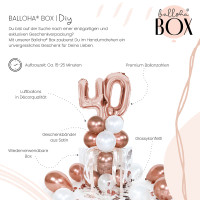 Vorschau: Balloha Geschenkbox DIY Rosegold Celebration - 40 XL