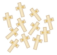 Goldenes Kreuz Streudeko 10g