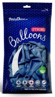 Oversigt: 20 Partystar metalliske balloner kongeblå 30cm
