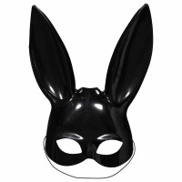 Masque d'horreur de lapin noir