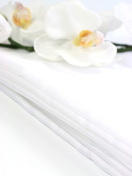 Tissu décoratif blanc 1,5x8m 2