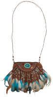 Indian feather handbag Kamali