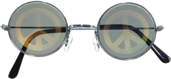 70s peace glasses