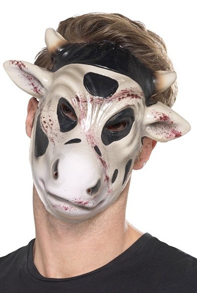 Killer cow horror mask