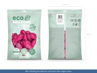 100 eco pastel ballonnen roze 30cm