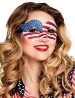 Oversigt: Glitter USA-maske