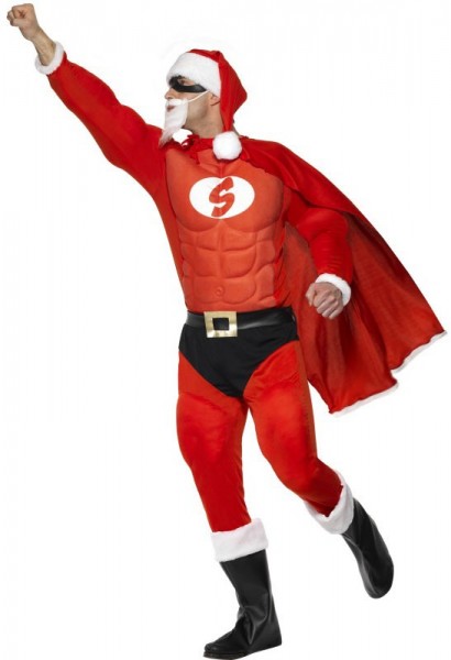 Superhero Santa Claus costume 3