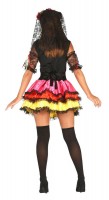 Colorful day of the dead petticoat costume