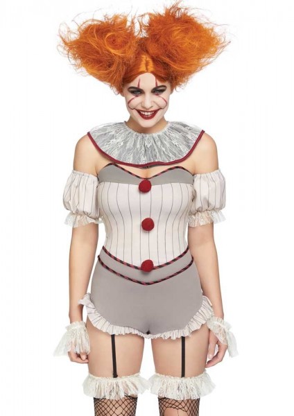 Costume sexy de clown d'horreur 2