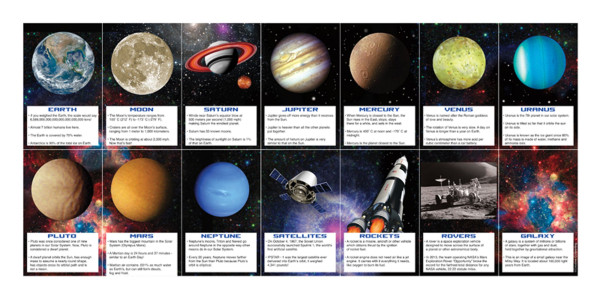 14 weggeefkaarten voor spaceshuttle