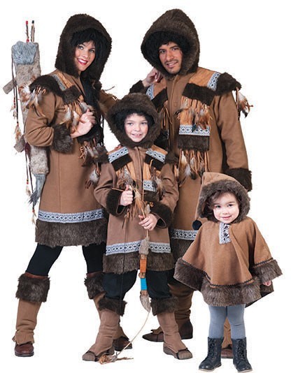 Inuit Eskimo kostume til mænd