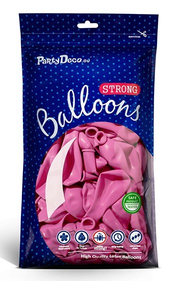 10 balonów Partylover fuksja 30cm 4