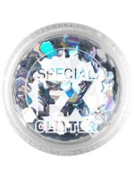 Förhandsgranskning: FX Special Glitter Hexagon silver 2g