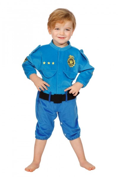 Mono de oficial de policía para niños