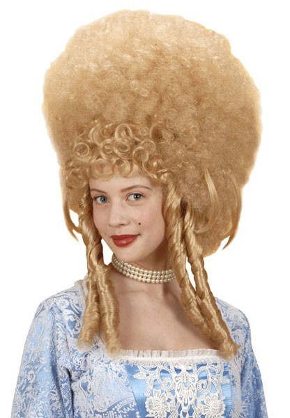 Bellissima parrucca barocca per donna
