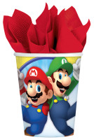 8 Super Mario Brothers Pappbecher 250ml