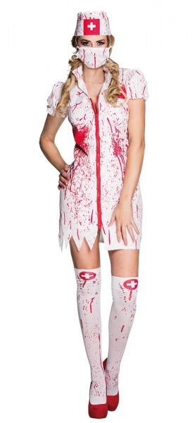 Horror sygeplejerske kostume