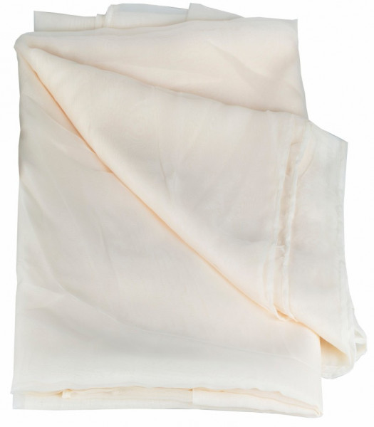 Tissu mousseline luxe ivoire 6m x 2.5m