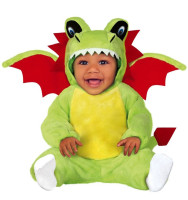 Schattig pluizig draken kostuum voor baby's