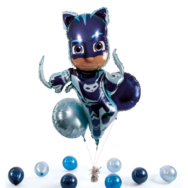 XL Heliumballon in der Box 3-teiliges Set PJ Masks Catboy