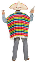 Preview: Colorful fiesta stripe poncho