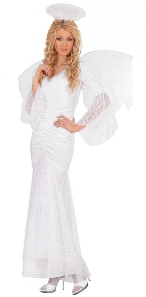 Disfraz de ángel Elena deluxe para mujer