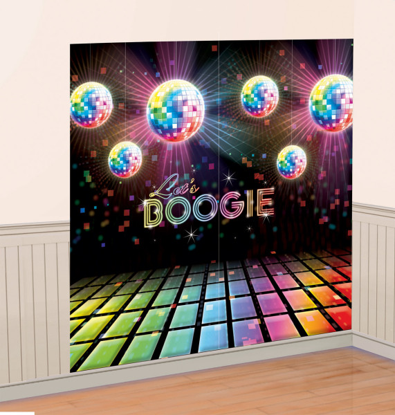 Disco Boogie Muurschildering 2 delen
