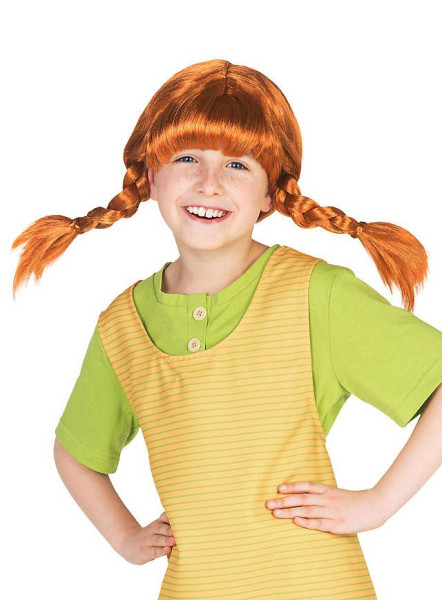 Cheeky Pippi Longstocking children's wig