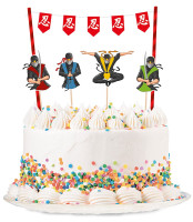 Aperçu: Ensemble de décoration de gâteau Ninja Power