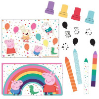 Set de regalo de cumpleaños de arcoíris de Peppa Pig