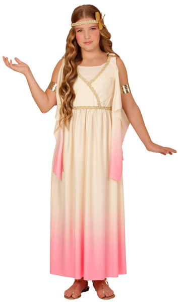 Griechische Göttin Rosaria Kinder Kostüm