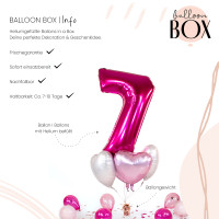 Vorschau: Ballongruß in der Box 5er Set Pink 7
