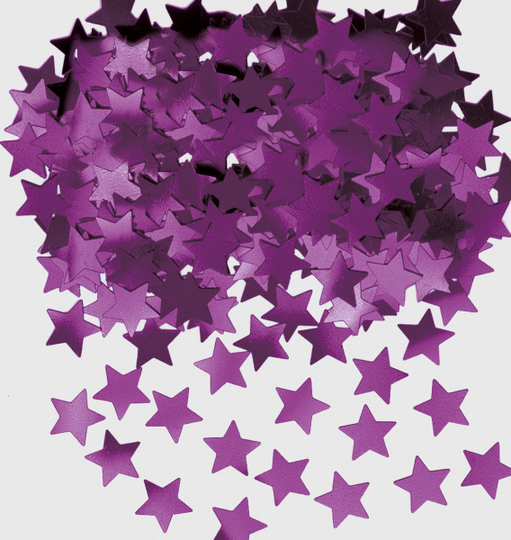Sparkling star decoration Stella Lilac Metallic