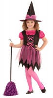 Vorschau: Süße Hexe Matilda Kinderkostüm Pink