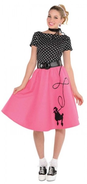 50er Jahre Rockabella Kleid Pink Lady