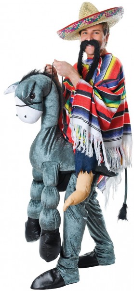 Mexican on donkey piggyback costume
