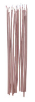 Widok: 12 świeczek w kolorze różowego złota 18 cm