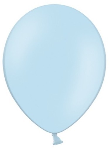 50 party star balloons pastel blue 30cm