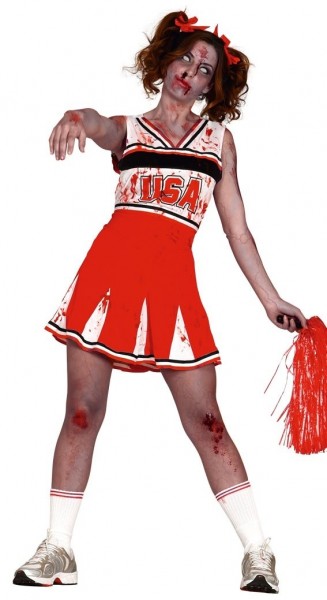 Blutiges Chantal Cheerleader Kleid