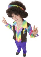 Vista previa: Disfraz infantil hippie de Peace & Love