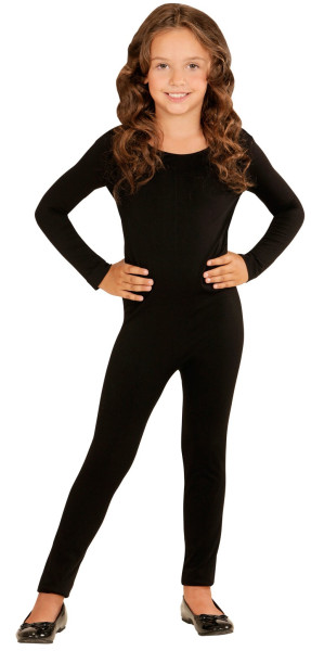 Long-sleeved children's bodysuit black