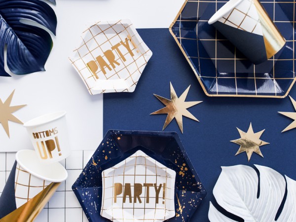 6 party night paper cups 100ml 3
