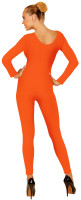 Body met lange mouwen voor dames oranje