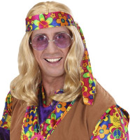 Klassische Hippie Perücke Blond